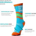 Gone For a Run Inspirational Athletic Running Socks | Mid-Calf | Multiple Designs - Image 3