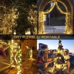 SUDDUS 33ft 100 LED Outdoor String Lights, Warm White Fairy Lights Battery Operated with Remote, Led Twinkle Lights for Bedroom, Dorm, Backyard, Wedding, Tree, Mason Jar, Wall, Christmas - Image 3