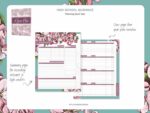 High School 4 Year Plan | Freshman-Senior | Courses | Curriculum | Track Credits | College Guidance | 8.5x11 | Eight Designs (Wild Rose) - Image 3