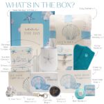 Self Care Gifts for Women. 15pc Gift Box Filled with Ocean Themed Beach Lover Gifts for Her. Thinking of You, Surgery Wellness Kit, Get Well Soon Basket, Birthday Package for Woman - Image 3
