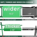 FLINTER Garden Kneeler and Seat, 10.2" Wider Heavy Duty Thick Gardening Bench for Kneeling and Seat - Multifunctional Kneeler Bench, Gardening Gifts for Women, Seniors Grandparents, Green - Image 2