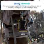 Etekcity Camping Lanterns for Power Outages 4 Pack, Flashlight for Camping Essentials, Emergency Led Battery Operated Lights, Survival Kit and Gear for Hurricane, Black - Image 3