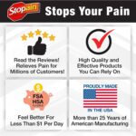 Stopain Pain Relief Roll On Gel 3oz (2 Pack) USA Made, Max Strength Fast Acting with MSM, Glucosamine, Menthol for Arthritis, Lower Back, Knee, Neck, HSA FSA Approved Topical Analgesic Products - Image 3