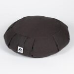 Meditation Cushion, Round, Buckwheat Husk Filled, Floor Pillow or Cushions, Yoga Seat, Zafu, Made in the USA - Image 2
