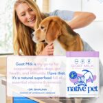 Native Pet Goat Milk for Dogs - Organic Goat Milk Powder for Dogs and Cats - Puppy Formula Dairy Replacement Packed with Protein & Vitamins for Immunity, Recovery & Growth for Active Pups - 60 Scoops - Image 5