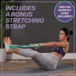 URBNFit Yoga Blocks 2 Pack - Sturdy Foam Yoga Block Set with Strap for Exercise, Pilates Workout, Stretching, Meditation, Stability - High Density Non Slip Brick, Fitness Accessories - Image 3