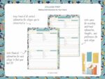 High School 4 Year Plan | Freshman-Senior | Courses | Curriculum | Track Credits | College Guidance | 8.5x11 | Eight Designs (Wild Rose) - Image 9