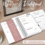 Wellness Journal – Daily Self Care Lifestyle Planner to Support Physical, Mental, & Emotional Health – Guided Prompts Self Love Diary to Practice Gratitude, Reflection, and Goals - Image 2