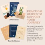 Daily Positive Affirmation Cards for Women - 50 Mindfulness Affirmations & Meditation Cards - Womens Empowerment Gifts - in Mint Box with Wooden Stand - Image 5