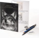 Prina 50 Pack Drawing Set Sketch Kit, Sketching Supplies with 3-Color Sketchbook, Graphite, and Charcoal Pencils, Pro Art Drawing Kit for Artists Adults Teens Beginner Kid, Ideal for Shading, Blending - Image 8