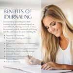 FINDING BALANCE Mental Health Journal – 6-Month Daily Journal with Prompts for Mindfulness, Self-Care & Healing – Anxiety & Depression Relief – Blue Hardcover - Image 6