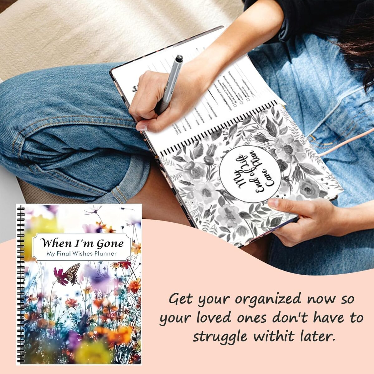 I'm Dead, End Of Life Planner, Funny End of Life Planner Organizer Binder, Evenything You Need to Know When I'm Gone, Estate Planning Organizer for Possessions, Final Wishes, Business Affairs (C) - Image 3