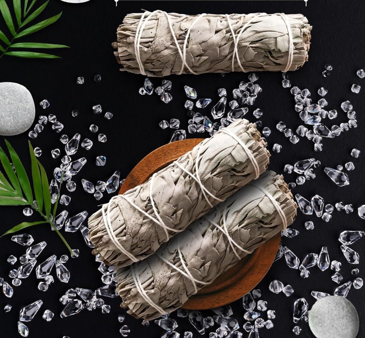 Native American Organic White Sage Smudge Sticks - Salvia Blanca para Limpiar - Sacred New Age Rituals for Energy Clearing, Meditation, Negative Energy Removal, Purification, Spiritual Healing. (3) - Image 2