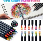 PRINA 81 Drawing Set Sketching Kit, Pro Sketch Stuff Art Supplies with Rainbow, Colored, Graphite, Watercolor, Metallic, Charcoal Pencils, Sketchbook, Coloring Book, Gift Case for Artists Adults Kids - Image 5