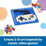 Learning Resources STEM Explorers Pixel Art Challenge, STEM Toys for Kids, Coding Basics for Kids, Easter Toys, Ages 5+,402 Pieces - Image 2