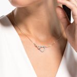 Swarovski Infinity Heart Jewelry Collection, Necklaces and Bracelets, Rose Gold & Rhodium Tone Finish, Clear Crystals - Image 3