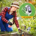 4-in-1 Soil Moisture Meter Digital Plant Temperature/Soil Moisture/PH Meter/Sunlight Intensity Backlight LCD Display Soil Test Meter for Gardening, Farming and Outdoor Plants - Image 6