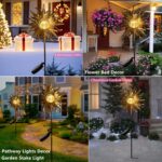 TAKE ME Sun Solar Lights Garden Outdoor Waterproof Metal Decorative Stakes for Patio Yard Walkway LawnPatio Mothers Day Gifts Mom Wife Grandma (Sun) - Image 3
