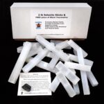 DANCING BEAR 2 Pound Selenite Small Sticks- Wands Premium Hand-Sorted Plus Include a Piece of Black Tourmaline Crystal and Educational ID Cards, Bulk, Reiki, Chakra, Good Luck & Protection - Image 2