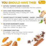 TOG999, 60 Tea Bags - Turmeric,Ginger,Cinnamon Tea,100% Natural,Hand-made Blend of Turmeric,Ginger,and Cinnamon. Eco-conscious Bags. Turmeric Ginger Herbal Tea. No Sugar,No Caffeine,No Gluten,Vegan. - Image 3