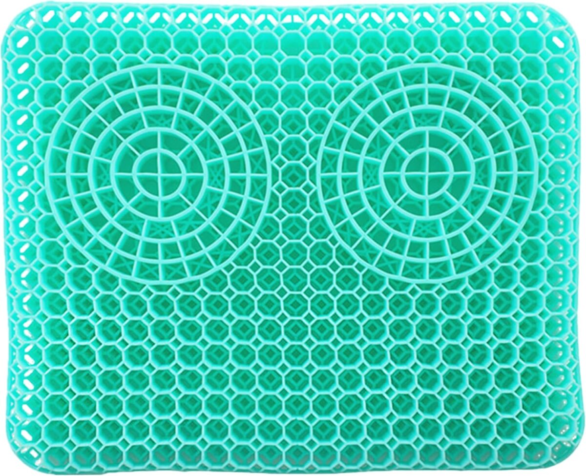 Gel Seat Cushion for Tailbone Support and Relief from Butt and Back Pain and Pressure - Cushions are Large Thick and Comfortable - Ideal for Office Chairs Driving Travel and Long Sitting - Image 4