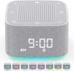 Sound Machine Alarm Clock, 32 Soothing Sounds, Night Lights Bluetooth Speaker, App Control White Noise Machine with Dimmable Clock, Noise Machine for Baby, Kids, Teens, Adult, Best Birthday Gift Ideas - Image 9