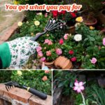 Garden Tool Set - Featuring a Heavy-Duty Stainless Steel Hand Cultivator, Transplant Shovel, Trowel, Crack Weeder, and Dandelion Weeder - The Ultimate, Unbreakable Gardening Gift - Image 8