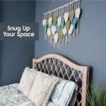 SnugLife Large Macrame Wall Hanging Leaves - Chic Bohemian Handmade Woven Tapestry Wall Hanging Leaf Wall Art, Feather Boho Wall Decor for Living Room Nursery Bedroom, 39"W X 31"L (Sage Green, Green, Beige) - Image 4