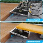 VNN Portable Wheelchair Ramp 2FT, Non-Slip Aluminum Folding Handicap Ramp, Door Threshold Wheelchair Ramps for Home, Wheel Chair Ramp for Home Steps, Scooter Ramp, Doorways, Curbs, Stairs - Image 7