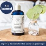 Unscented Massage Oil for Massage Therapy – 100% Natural Body Oil with Sweet Almond, Grapeseed & Jojoba for Premium Glide – Pure Carrier Blend for Aromatherapy – Brookethorne Naturals - Image 6