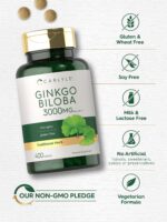Carlyle Ginkgo Biloba 3000mg | 400 Tablets | Non-GMO, Gluten Free Herbal Supplement - Image 5