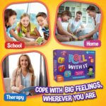 ThinkPsych Roll with It - CBT Coping Skills Kit - Anger Management - Stress Relief - Social Emotional Learning Toys & Anxiety Relief Tools for Kids - Ages 5-12 - Play Therapy & Calm Down Kit - Image 6