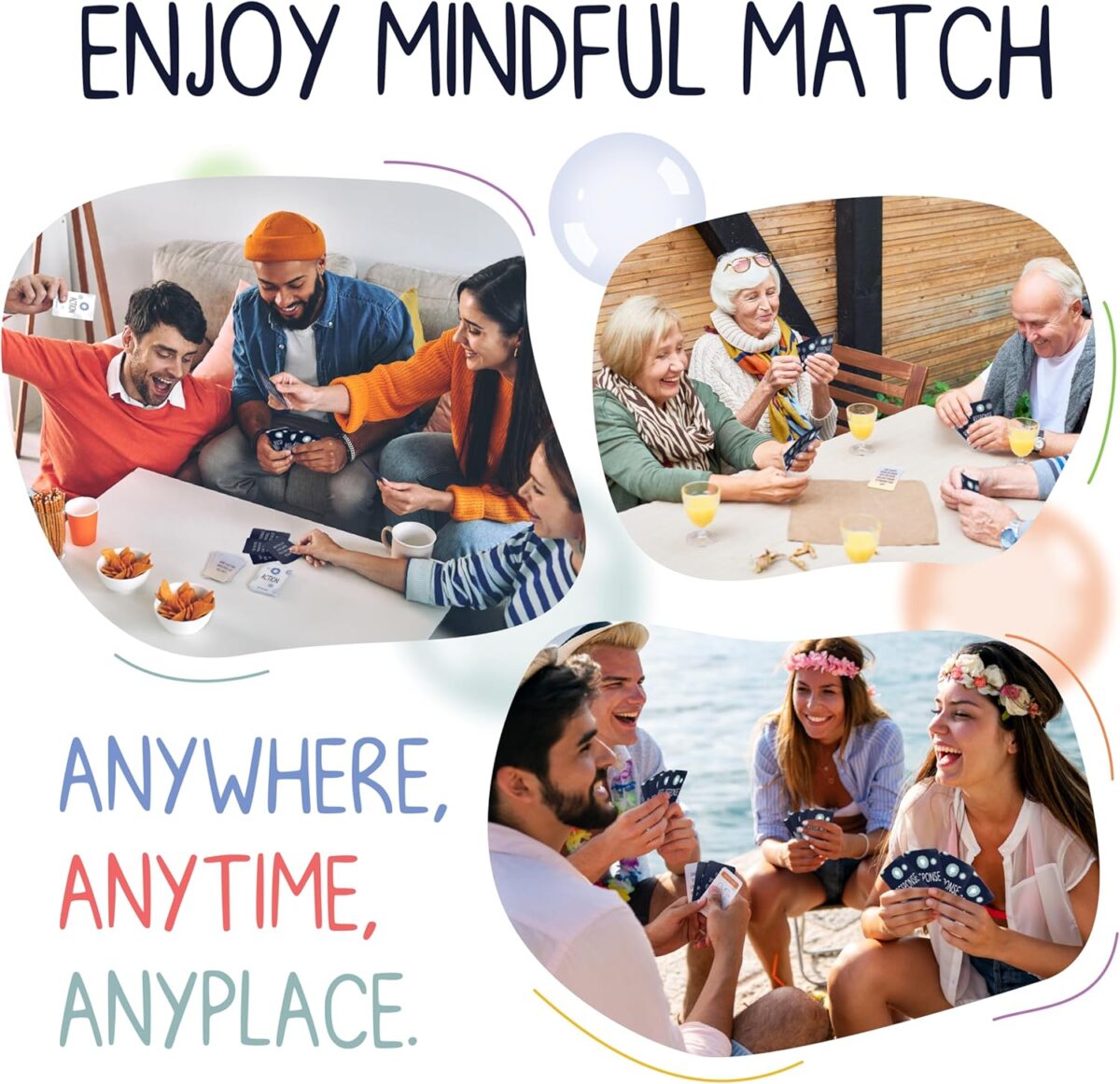 FUN Mindful Match | 500 Card Game for Adults, Teens, & Kids | Fun, Family Party Game | Board Games for Adults | Mindfulness Conversation Cards | Couple Gifts | Ice Breaker for Date Night & Game Night - Image 7