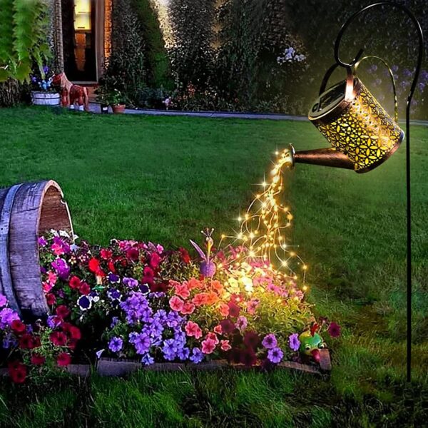 Solar Lights Outdoor Decorative, Hanging Lantern with Retro Metal Design, Waterproof, Perfect for Garden, Table, Patio, Yard, Pathway