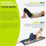 ProsourceFit Acupressure Mat and Pillow Set for Back/Neck Pain Relief and Muscle Relaxation, Blue - Image 5