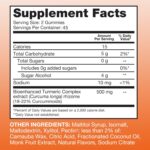 Qunol Zero Sugar Turmeric Gummies, Gummy with 500mg Turmeric Curcumin, Joint Support Supplement, Ultra High Absorption Tumeric Curcumin, Vegetarian, Gluten Free, 90 Count - Image 3
