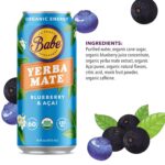 Babe Yerba Mate, Natural Energy Drink Alternative, Organic Variety Pack, 16oz (Pack of 12), 150mg Caffeine - Image 5