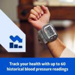 Medline Digital Wrist Blood Pressure Monitor, BP Cuff with Batteries Included (60 Reading Memory) - Image 4