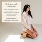 Mindful Modern Folding Meditation Bench - Bamboo Kneeling Stool with Locking Magnetic Hinges - Portable Cross Legged Folding Seiza Chair w/Travel Bag - Image 8
