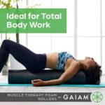 Gaiam Restore Foam Roller for Muscle Massage - Deep Tissue Muscle Massager for Sore Muscles & Stimulation - Total Body Pain Relief, Back, Neck, Foot, Calf, Leg, Arm (18 Inch and 36 Inch) - Image 6