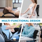 Everlasting Comfort Back Stretcher for Lower Back Pain Relief - Adjustable Spine Decompressor, Lumbar Support, Back Pain Relief Products, with 88 Acupressure Nodes and Memory Foam Pad - Back Cracker - Image 8