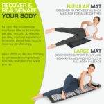 ProsourceFit Acupressure Mat and Pillow Set for Back/Neck Pain Relief and Muscle Relaxation, Blue - Image 5