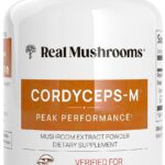 Real Mushrooms Cordyceps Capsules - Performance Mushroom Extract Supplement with Organic Militaris for Energy Immune Support Vegan Supplement, Non-GMO, 120 Caps