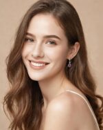FANCIME Dangle Drop Earrings 925 Sterling Silver Dainty Infinity Round Gemstone Birthstone Jewelry Birthday Gifts for Her Women - Image 2