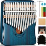 Kalimba Thumb Piano 17 Keys Finger piano (Blue) - Image 7