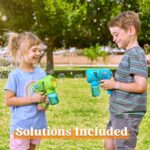 JOYIN 2 Kids Bubble Gun with 2 Bottles Refill Solution, Bubble Machine Gun for Toddlers 1-3 Kids 4-8, Party Favors, Summer Toy, Outdoors, Easter, Birthday Gift - Image 4
