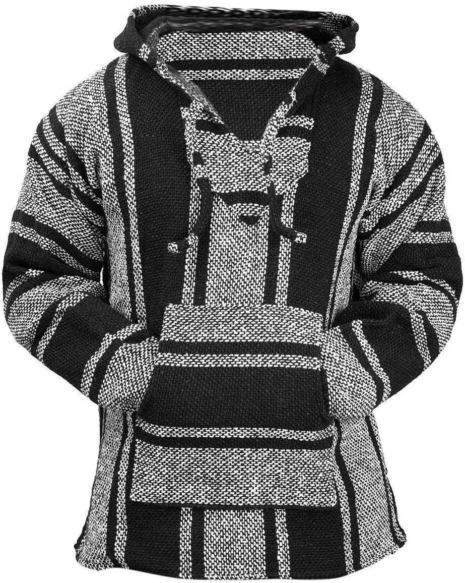 81nI0I8vbRL._AC_SL1296_.jpg Classic Mexican Baja Hoodie Sweater Pullover - Image 1