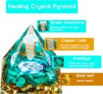 Orgone Pyramid, Small Healing Crystal Pyramid Porstive Energy Generator, Orgonite Pyramid for Resist Stress, Bring Good Luck and Wealth - Image 3