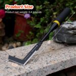 Garden Tool Set - Featuring a Heavy-Duty Stainless Steel Hand Cultivator, Transplant Shovel, Trowel, Crack Weeder, and Dandelion Weeder - The Ultimate, Unbreakable Gardening Gift - Image 5