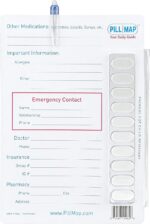 Visual Pill Planner for Medication, Supplements, and Vitamins Management Guide for Pill Box Organizer Containers, Pill Map - Image 5